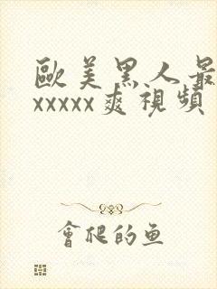 欧美黑人最猛性xxxxx爽视频