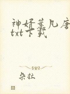 神婿叶凡唐若雪txt下载