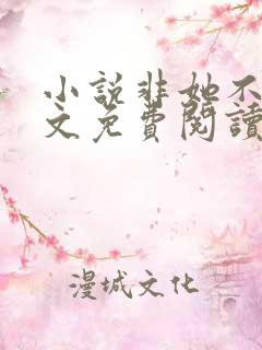 小说非她不可全文免费阅读