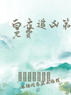 白夜追凶第二季免费