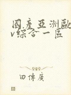 国产亚洲欧洲av综合一区