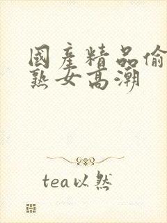 国产精品偷窥老熟女高潮