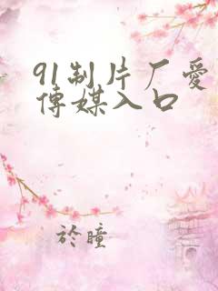 91制片厂爱豆传媒入口