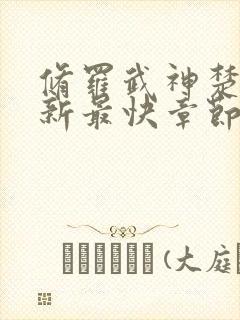 修罗武神楚枫最新最快章节