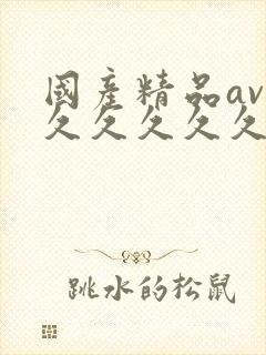 国产精品av久久久久久久