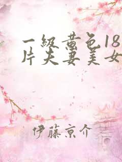 一级黄色18岁片夫妻美女