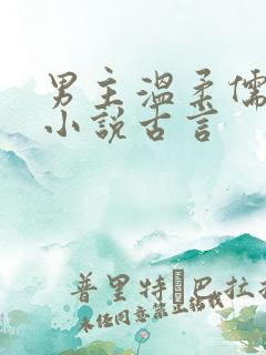 男主温柔儒雅的小说古言