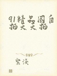 91精品国自产拍天天拍