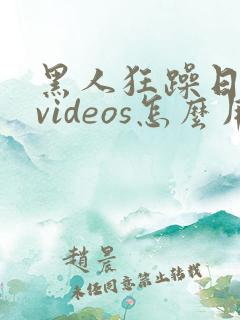 黑人狂躁日本妞videos怎么用
