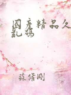 国产精品久久久乱码