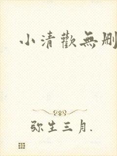 小清欢无删减