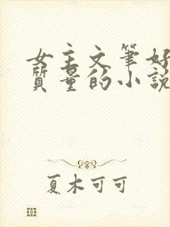 女主文笔好的高质量的小说