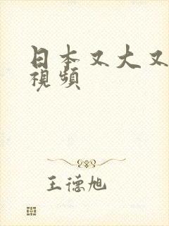 日本又大又爽的视频