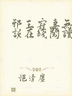 邪王宠妻无度小说在线阅读