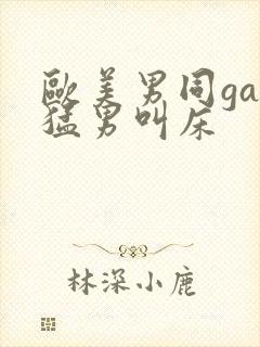 欧美男同gay猛男叫床