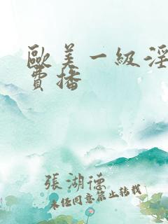 欧美一级淫片免费播