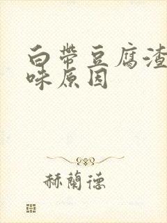 白带豆腐渣有臭味原因