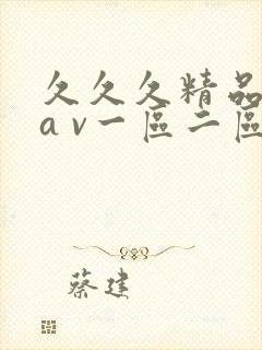 久久久精品人妻a v一区二区