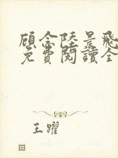 顾念陆晨飞小说免费阅读全文无弹窗