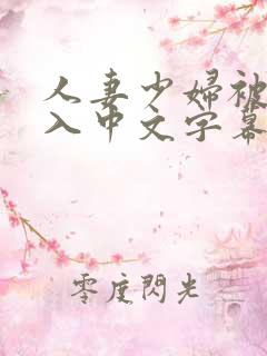 人妻少妇被猛进入中文字幕