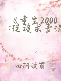 《重生2000:从追求青涩校花同桌开始》