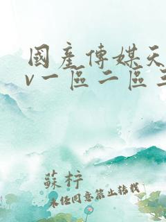 国产传媒天美av一区二区三区