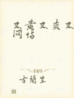 又黄又爽又色的网站