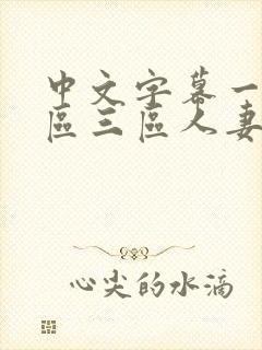 中文字幕一区二区三区人妻久久