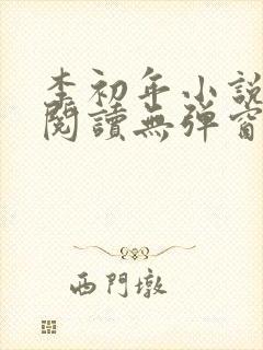 李初年小说免费阅读无弹窗