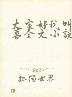 大家好我叫林小喜全文小说