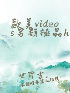 欧美videos另类极品hd