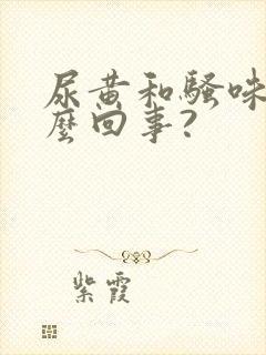 尿黄和骚味重怎么回事?