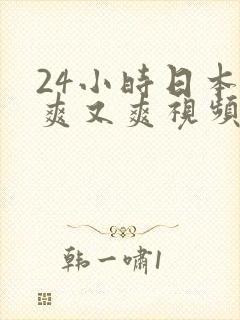 24小时日本又爽又爽视频免费