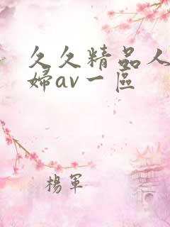 久久精品人妻少妇av一区