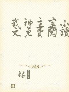 武神主宰小说全文免费阅读无弹窗