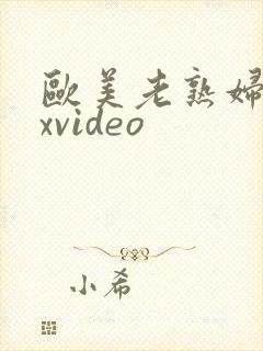 欧美老熟妇sexvideo