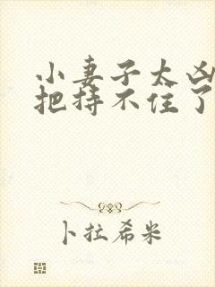 小妻子太凶陆爷把持不住了