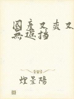 国产又爽又黄又无遮挡