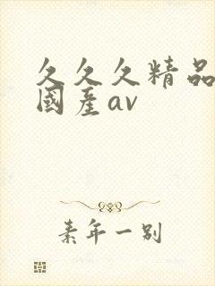 久久久精品亚洲国产av