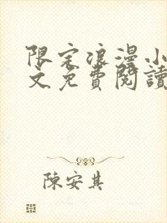 限定浪漫小说全文免费阅读笔趣阁