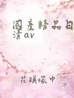 国产精品日韩高清av