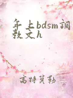 年上bdsm调教文h