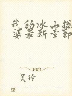 我的冰山总裁老婆最新章节阅读