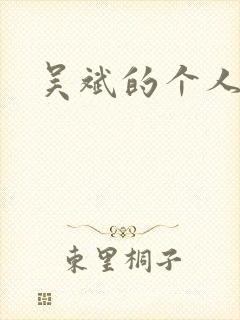 吴斌的个人简介