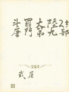 斗罗大陆2绝世唐门第九部