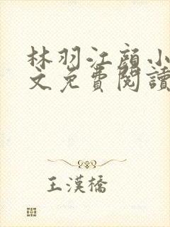 林羽江颜小说全文免费阅读最新章节