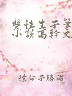 双性生子笔趣阁小说高干文