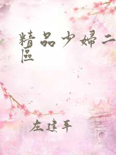 精品少妇二区三区
