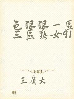 色狠狠一区二区三区熟女91