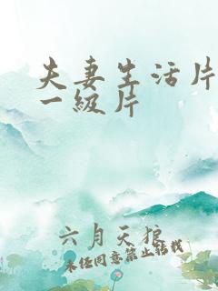 夫妻生活片黄色一级片